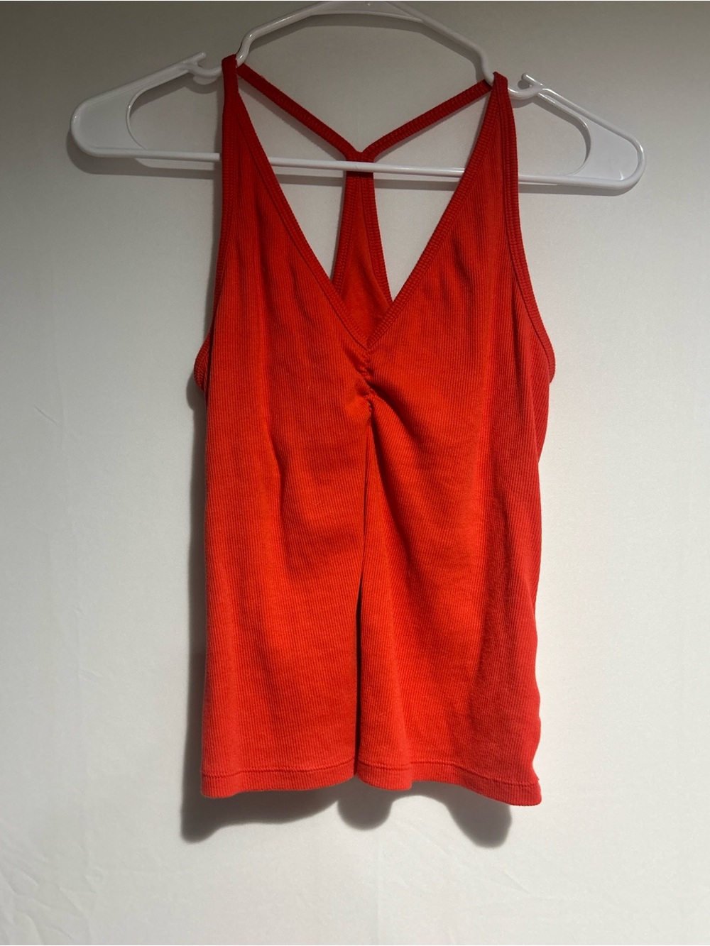 Old Navy Red V-Neck Strappy Tank Top